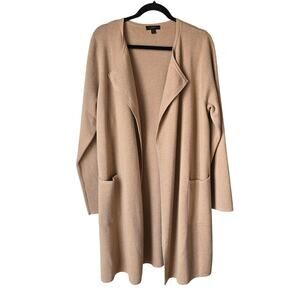 J.Crew Juliette Collarless Sweater Blazer Size Large